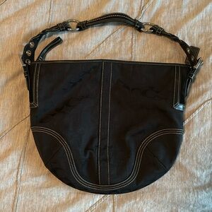 COACH signature hobo bag